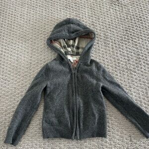 Burberry Charcoal Gray Kids Hoodie